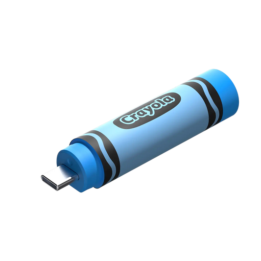 SANDISK Crayola USB-C Flash Drive - Cerulean Blue, 64GB