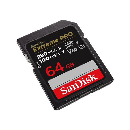 SanDisk Extreme PRO SDXC™ UHS-II Card - 64GB