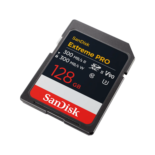 SanDisk Extreme PRO SD UHS-II V90 Card - 128GB