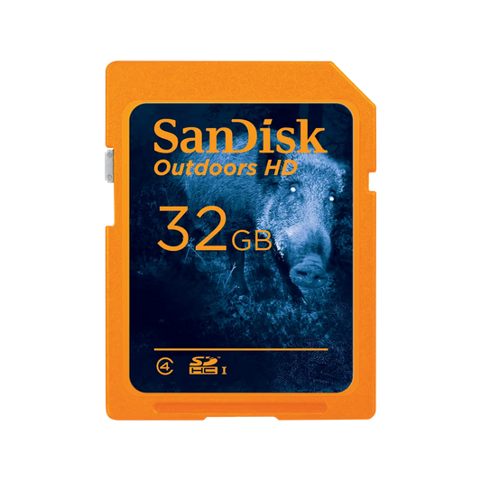 SanDisk Outdoors HD SDHC UHS-I Card 4-Pack - 32GB