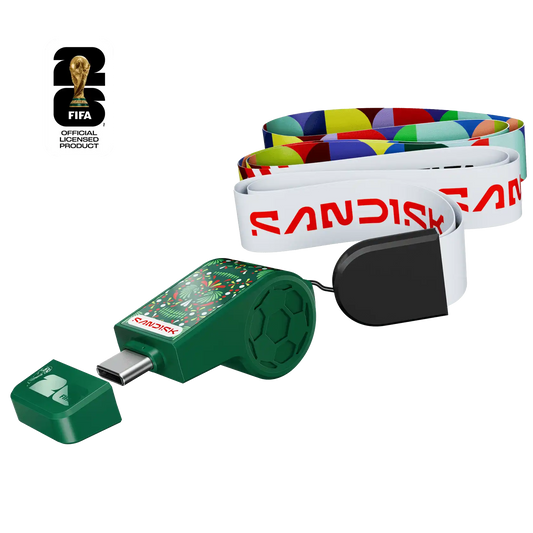 SANDISK USB-C Flash Drive: FIFA World Cup 2026 Global Edition - 64GB Black